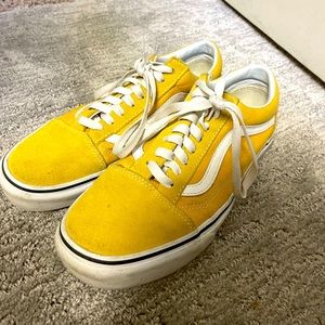 Yellow size 9 women’s vans!